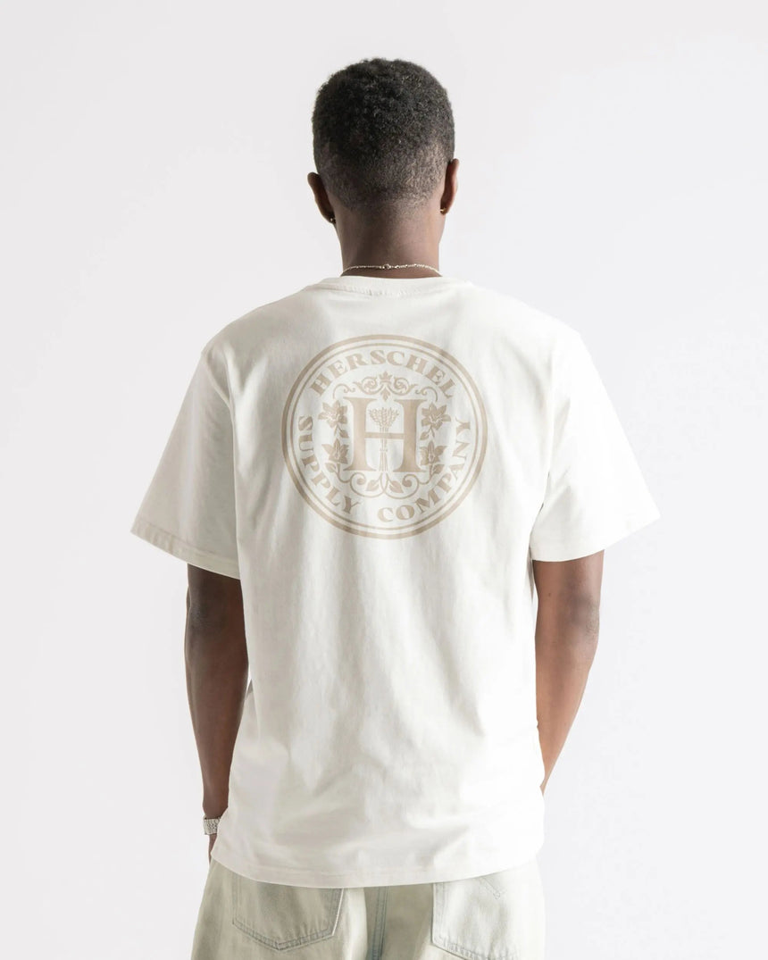 Herschel Crest Tee - White - Spin Limit Boardshop