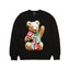 Huf Gift Bear Intarsia Sweater - Black - Spin Limit Boardshop