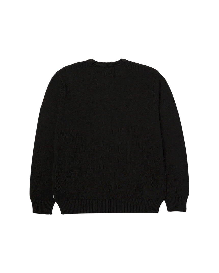 Huf Gift Bear Intarsia Sweater - Black - Spin Limit Boardshop