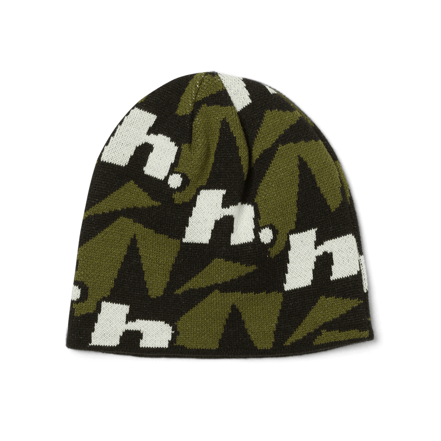 Huf H Star Repeat Beanie - Olive - Spin Limit Boardshop