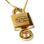 Huf Lock & Key Pendant - Gold - Spin Limit Boardshop