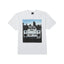 Huf Midnight Radio Tee - White - Spin Limit Boardshop