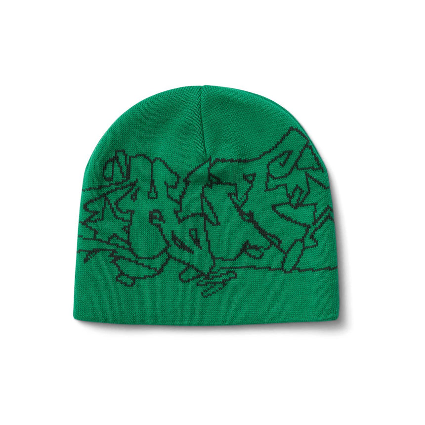 Huf Outlines Skull Beanie - Green - Spin Limit Boardshop