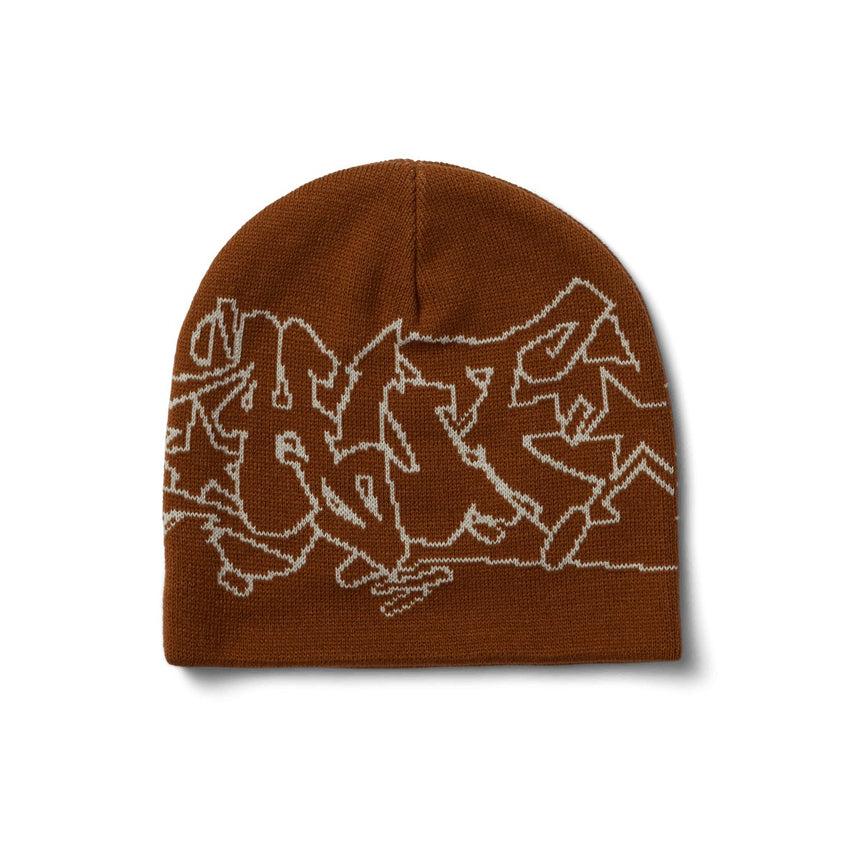 Huf Outlines Skull Beanie - Russet - Spin Limit Boardshop