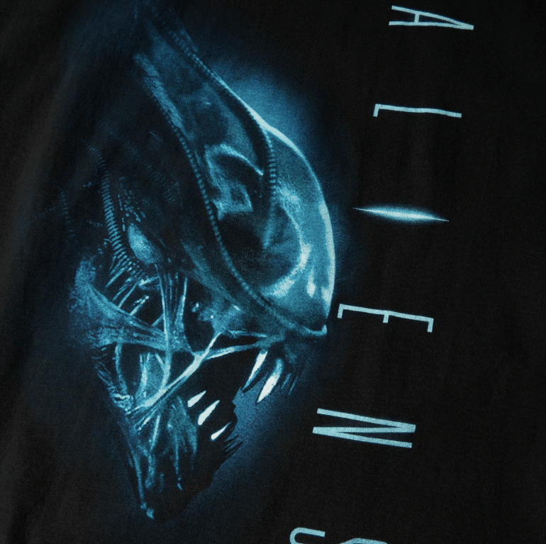 Huf x Alien Xenomorphe Tee - Black - Spin Limit Boardshop