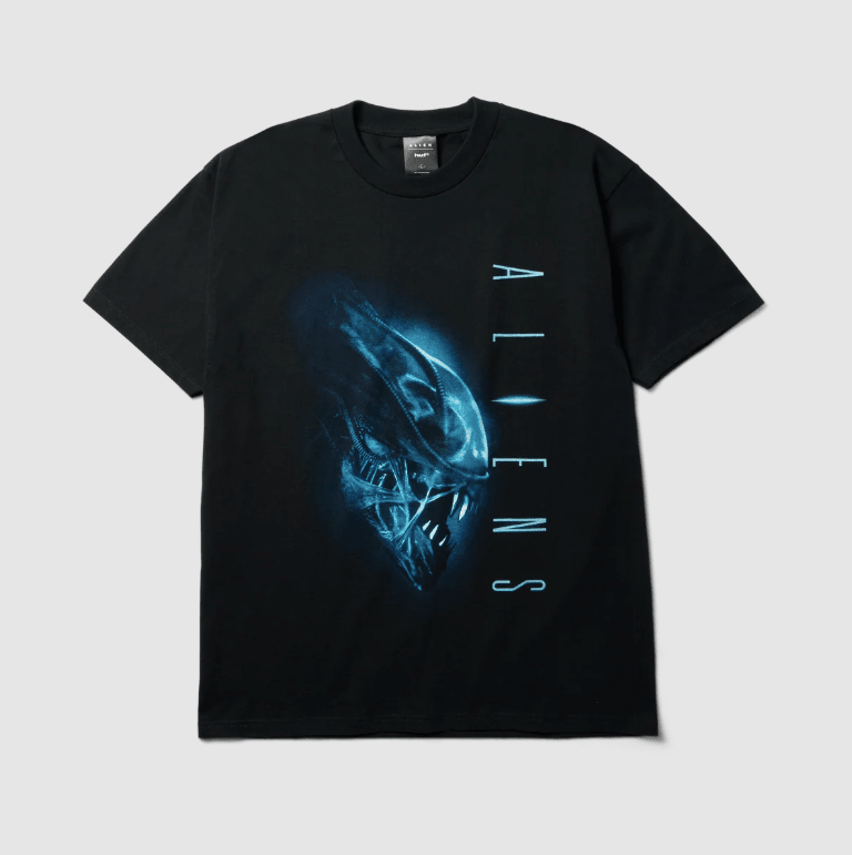Huf x Alien Xenomorphe Tee - Black - Spin Limit Boardshop