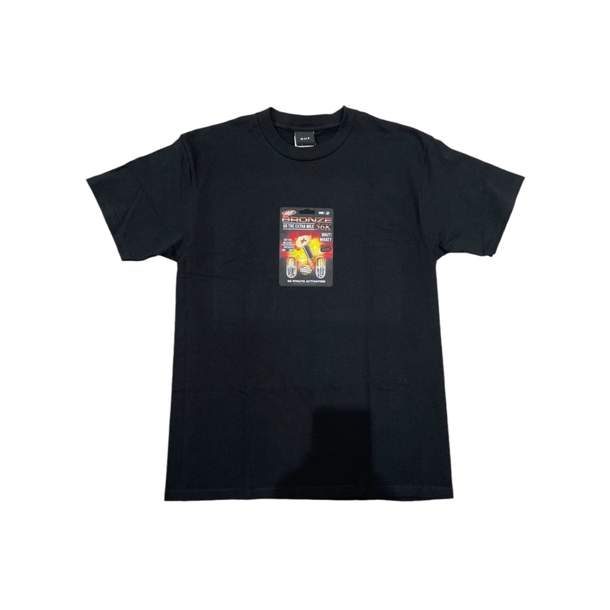 Huf X Bronze 56K Enhanced Tee - Black - Spin Limit Boardshop