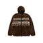 Huf x Bronze 56K High Pile Zip Fleece - Brown - Spin Limit Boardshop