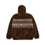 Huf x Bronze 56K High Pile Zip Fleece - Brown - Spin Limit Boardshop