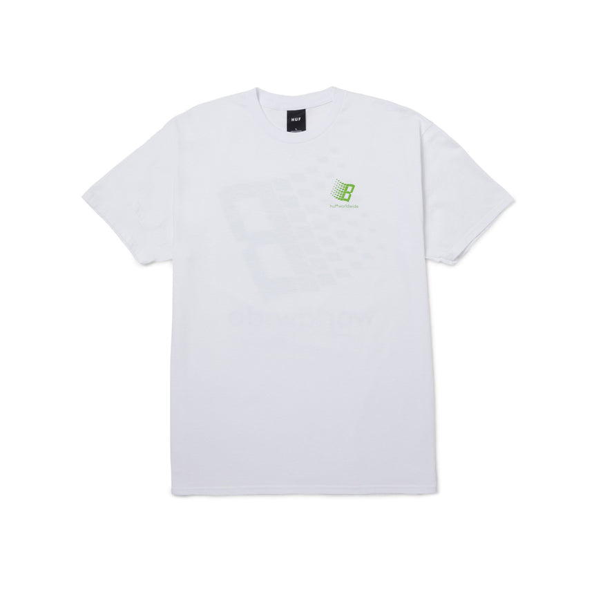 Huf x Bronze 56K Tee - White - Spin Limit Boardshop