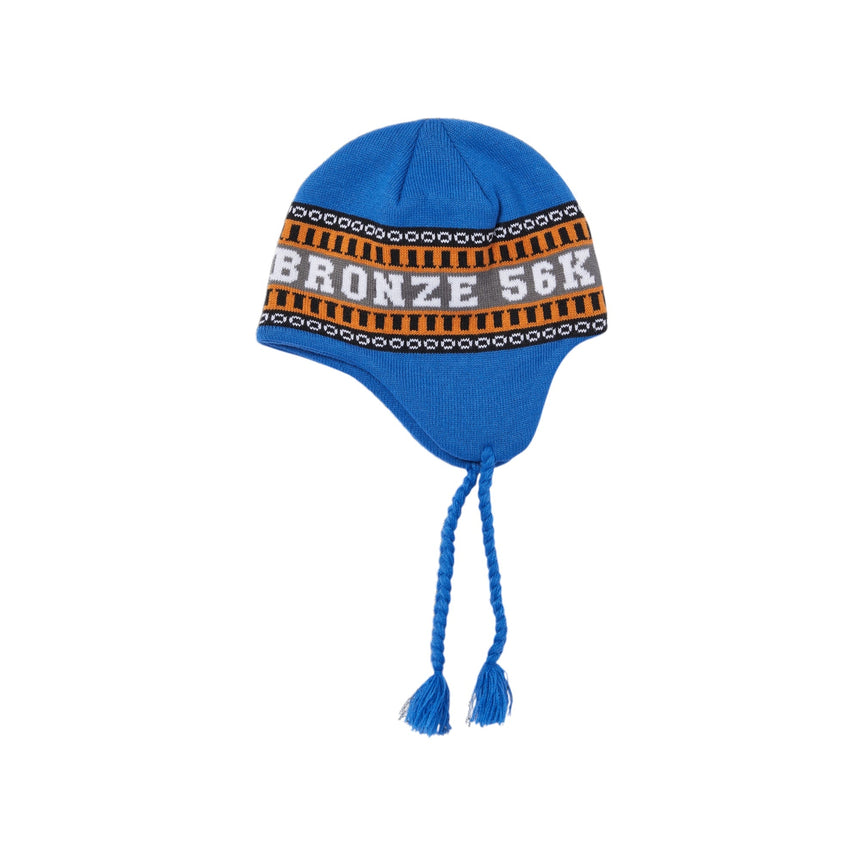 Huf x Bronze Flap Beanie - Blue - Spin Limit Boardshop