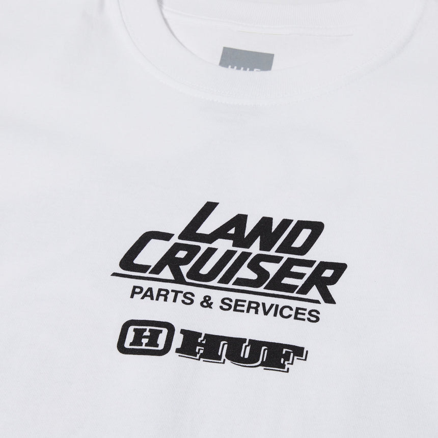 Huf x Land Cruiser Shine Keychain Tee - White - Spin Limit Boardshop