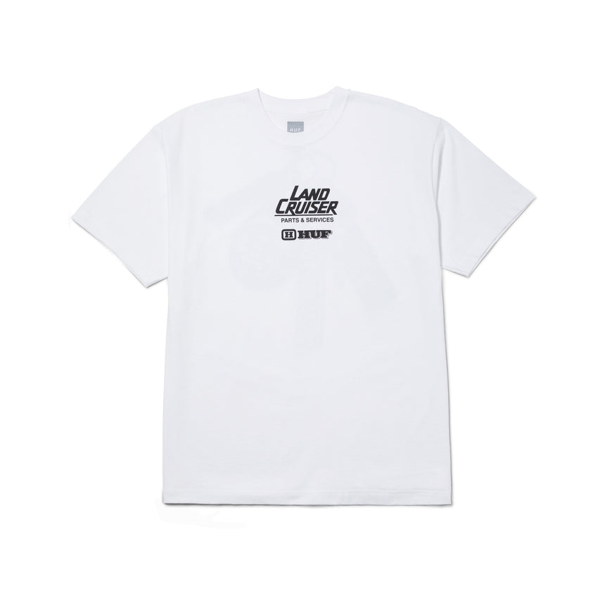 Huf x Land Cruiser Shine Keychain Tee - White - Spin Limit Boardshop