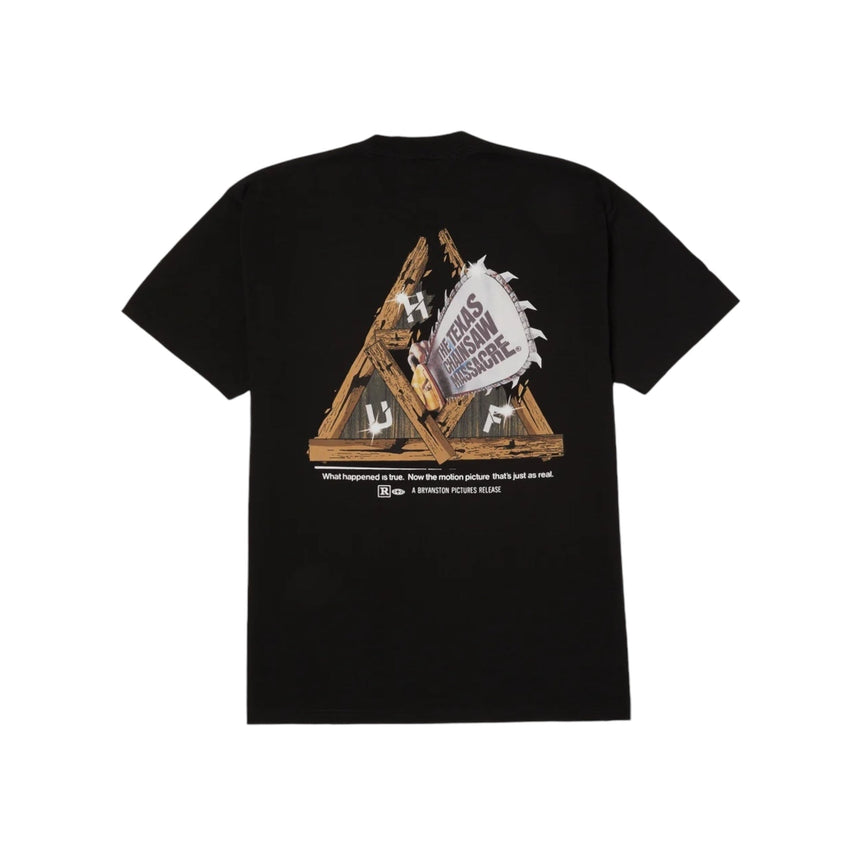 Huf x Texas Chainsaw Tee - Black - Spin Limit Boardshop