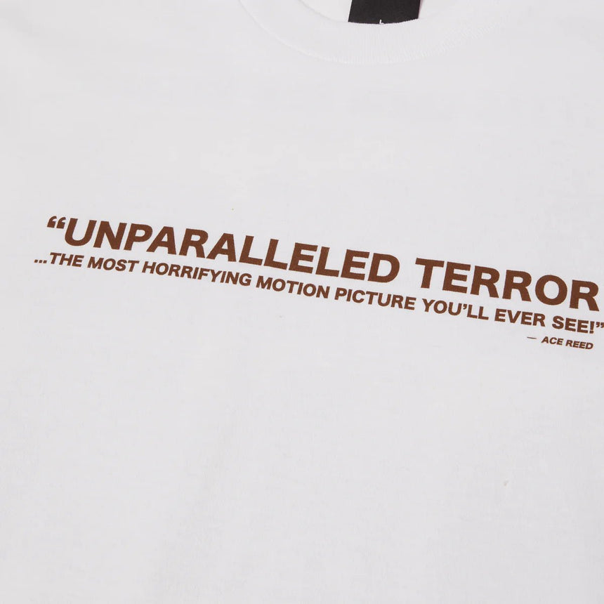 Huf x Texas Chainsaw Unparalleled Terror Tee - White - Spin Limit Boardshop