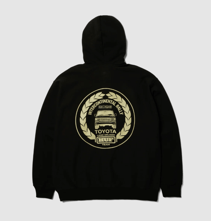 Huf x Toyota Land Cruiser Heavyweight FZ Hood - Black - Spin Limit Boardshop