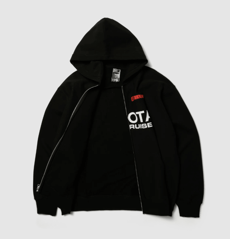 Huf x Toyota Land Cruiser Heavyweight FZ Hood - Black - Spin Limit Boardshop