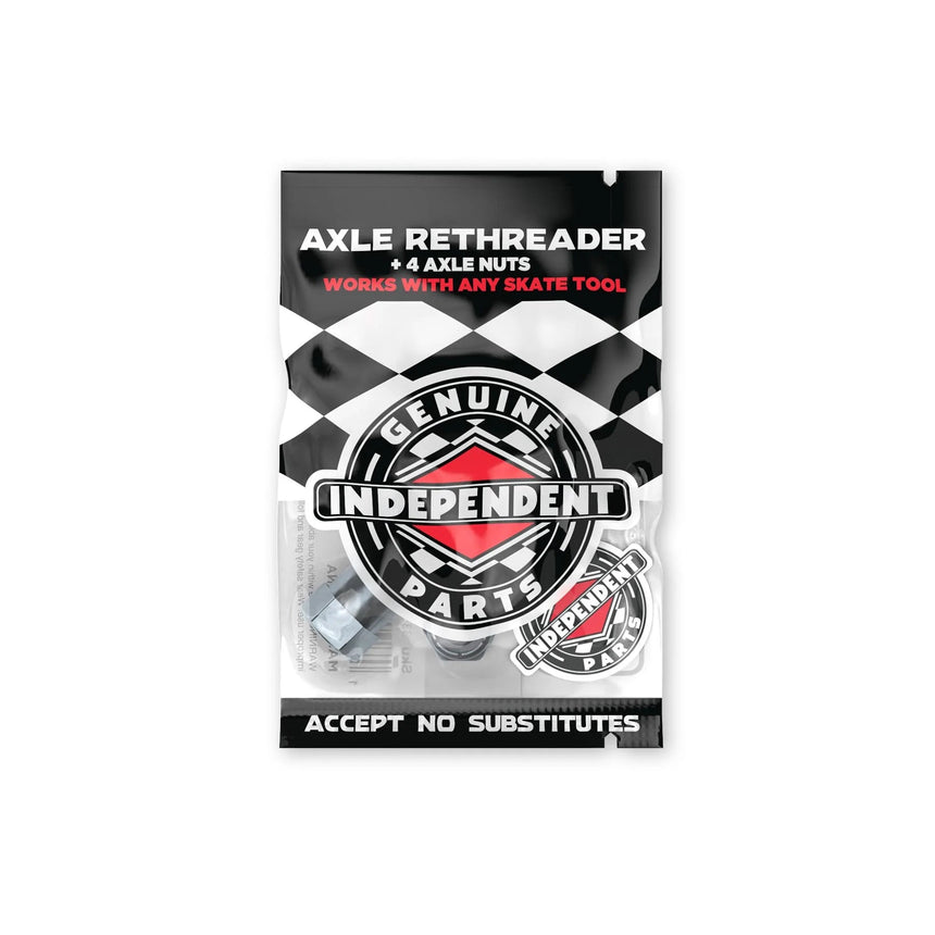 Independent Axle Nuts 4 Packs + 1 Pilot Rethreaders - Spin Limit Boardshop