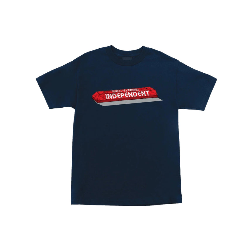 Independent BTG Curb Front Tee - Navy - Spin Limit Boardshop