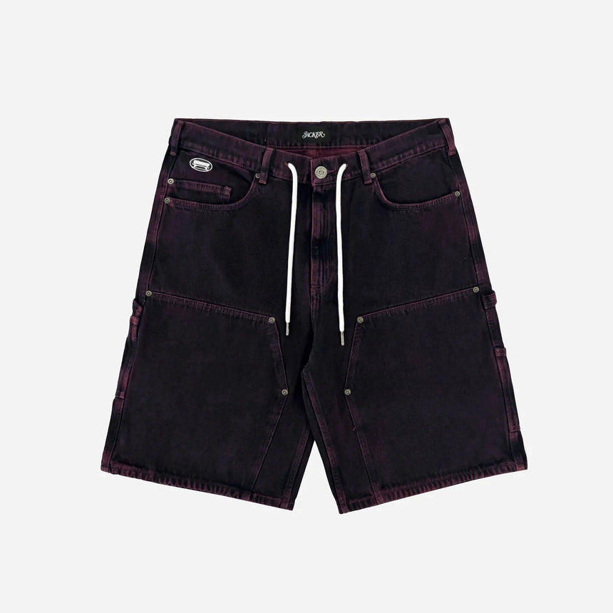 Jacker Baggy Carpenter Short Classic - Purple - Spin Limit Boardshop