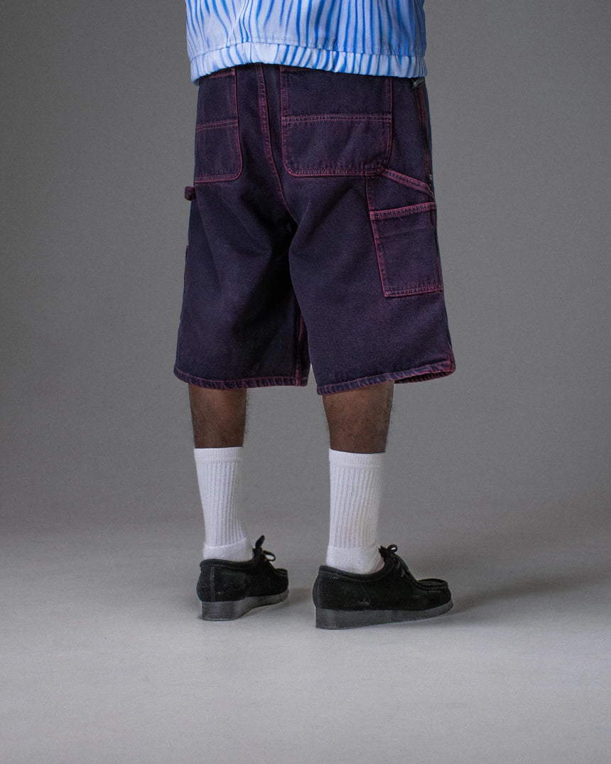 Jacker Baggy Carpenter Short Classic - Purple - Spin Limit Boardshop