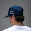 Jacker Cap Red Clover Curved - Navy - Spin Limit Boardshop