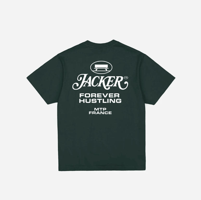 Jacker Collective Tee - Green - Spin Limit Boardshop