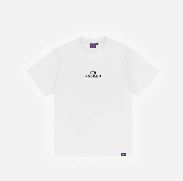 Jacker Heracles Tee - White - Spin Limit Boardshop