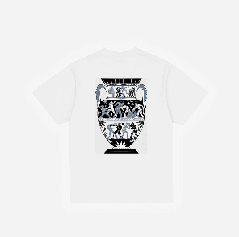Jacker Heracles Tee - White - Spin Limit Boardshop