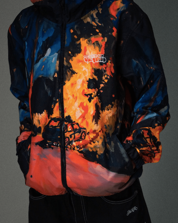 Jacker Last Night Wind Jacket - AOP - Spin Limit Boardshop