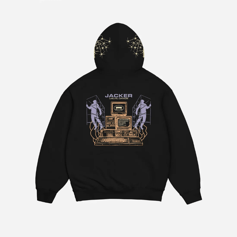 Jacker MK-Ultra Hood - Black - Spin Limit Boardshop