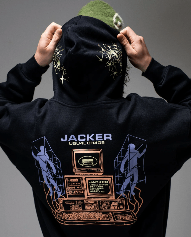 Jacker MK-Ultra Hood - Black - Spin Limit Boardshop