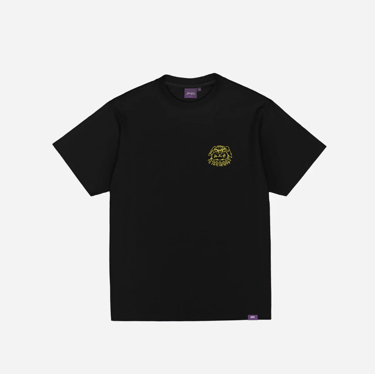Jacker Mr. Bolognaise Tee - Black - Spin Limit Boardshop