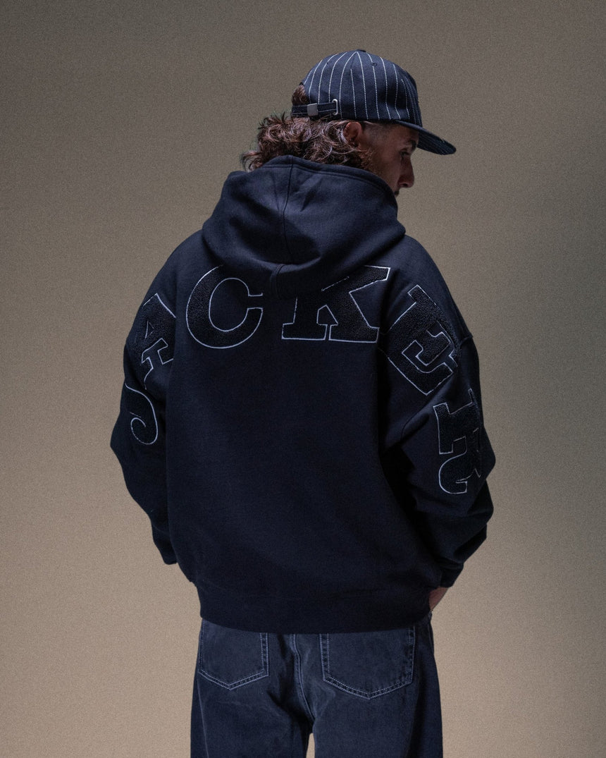 Jacker Notorious Zip Hoodie - Black - Spin Limit Boardshop