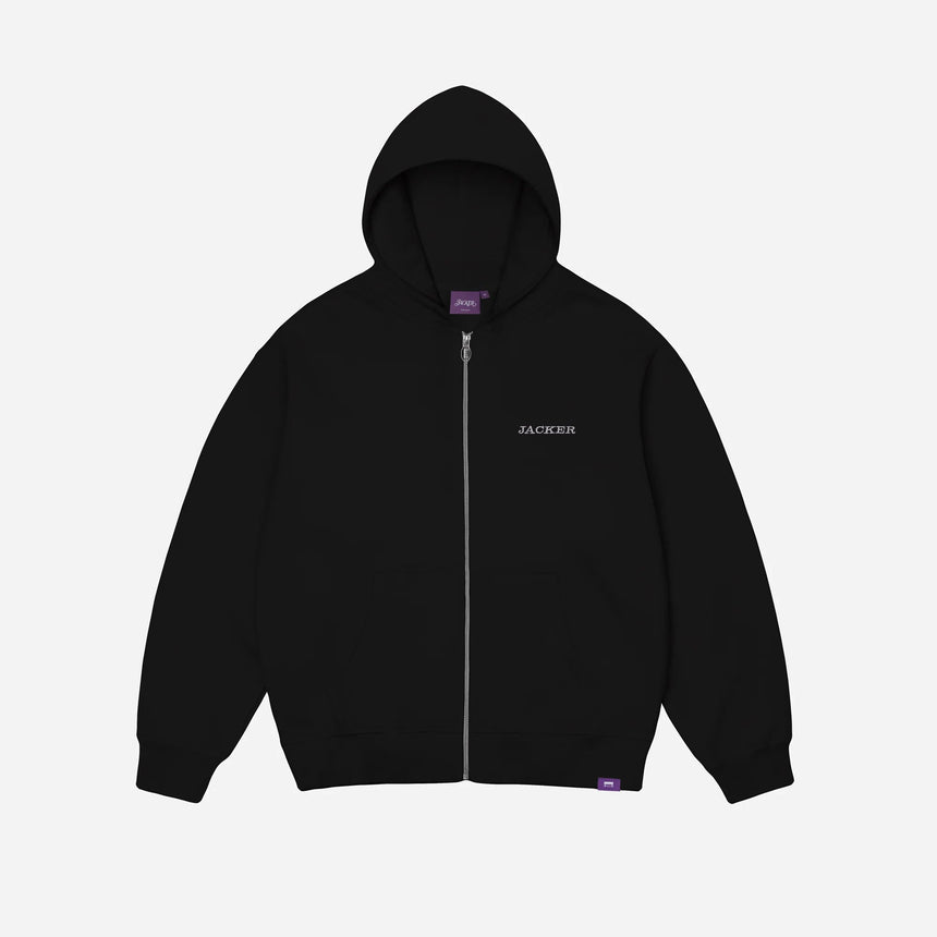 Jacker Notorious Zip Hoodie - Black - Spin Limit Boardshop