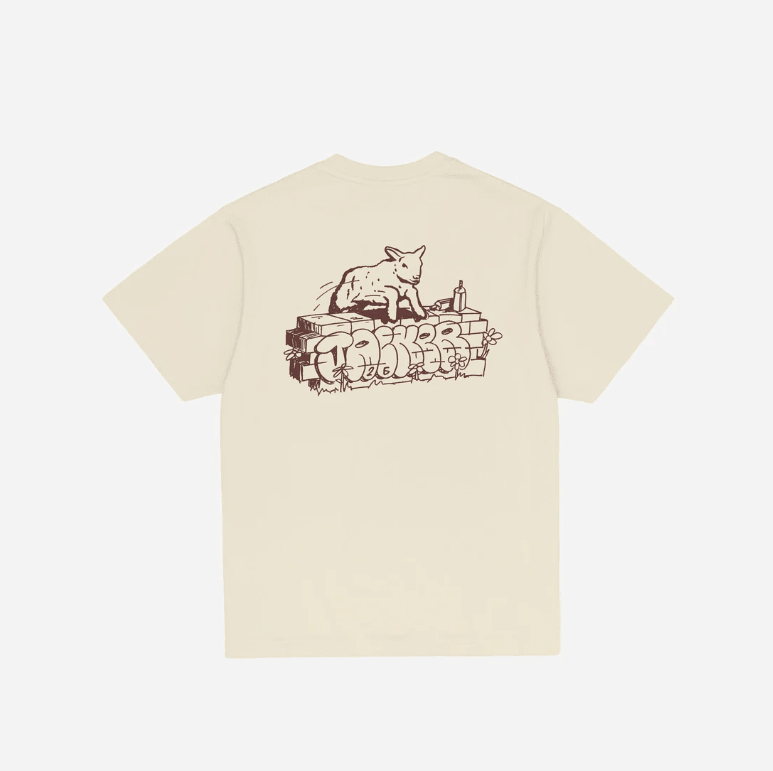 Jacker Olie Tee - Beige - Spin Limit Boardshop