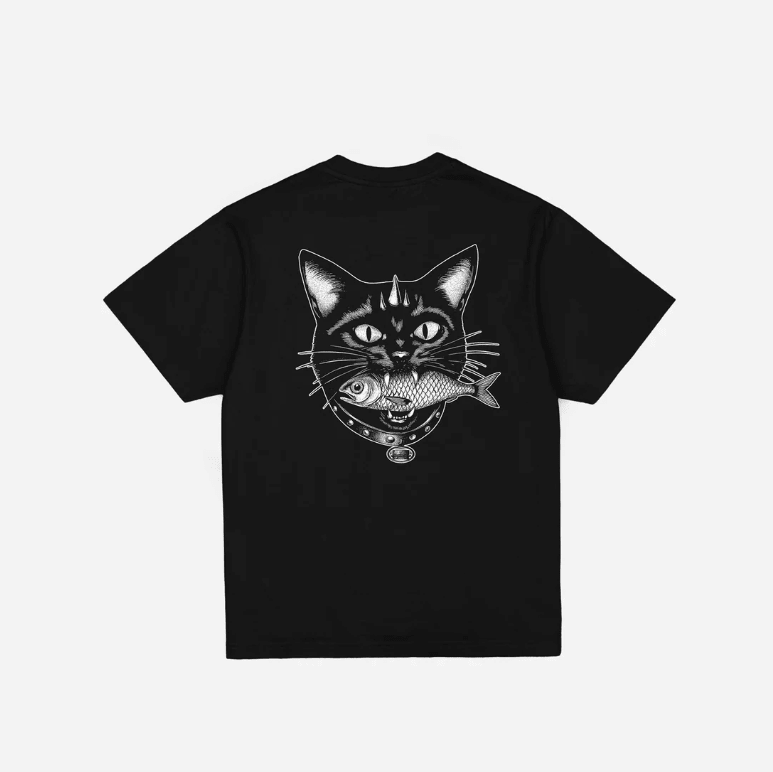 Jacker Sardine Tee - Black - Spin Limit Boardshop