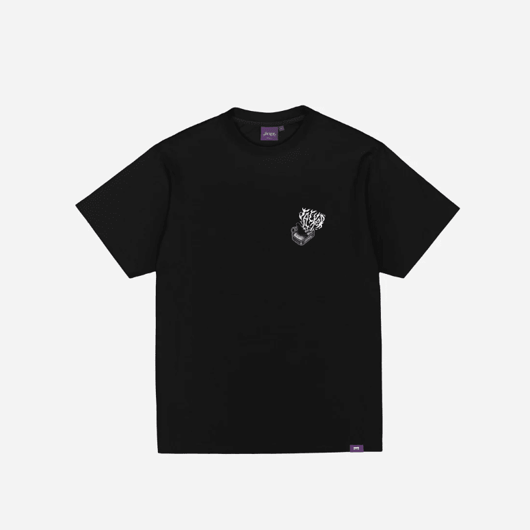 Jacker Sardine Tee - Black - Spin Limit Boardshop
