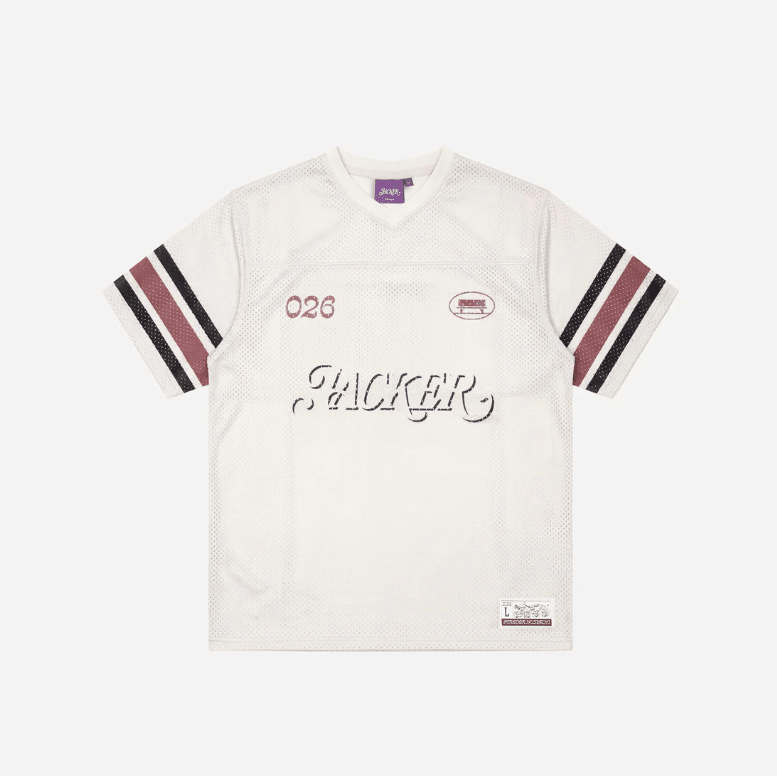 Jacker Shawdow Logo Jersey - Beige - Spin Limit Boardshop