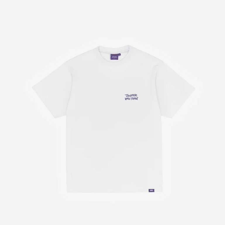 Jacker World War Market Tee - White - Spin Limit Boardshop