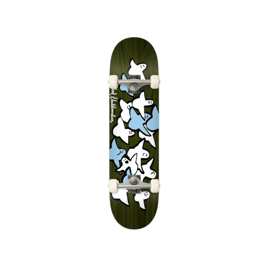 Krooked Birds Youth Green Complete - 7.3 - Spin Limit Boardshop