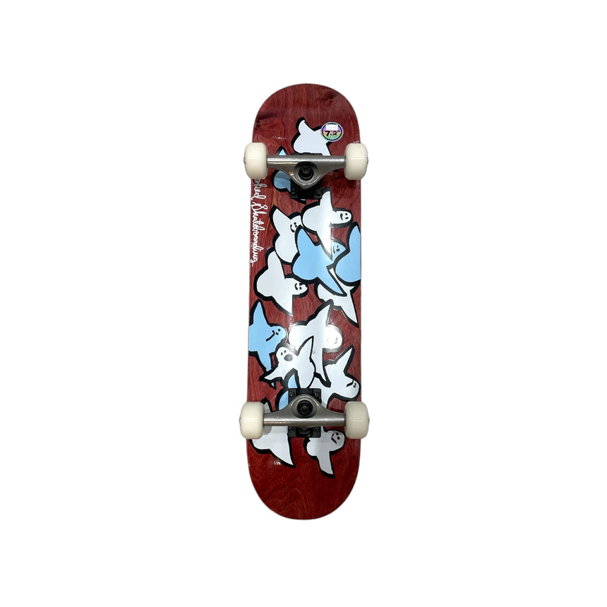 Krooked Birds Youth Red Complete - 7.3 - Spin Limit Boardshop