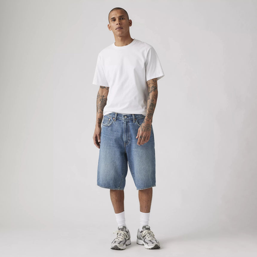 Levi's 478 Baggy Short My Frequency - Blue - Spin Limit Boardshop