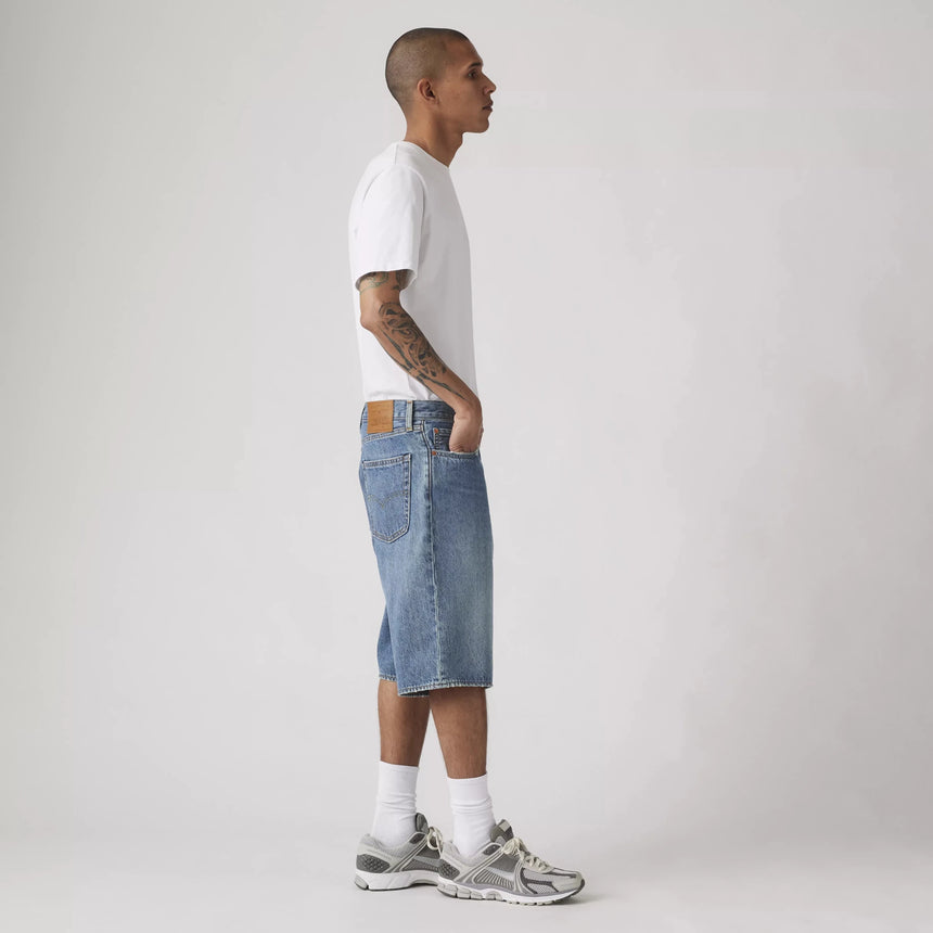 Levi's 478 Baggy Short My Frequency - Blue - Spin Limit Boardshop