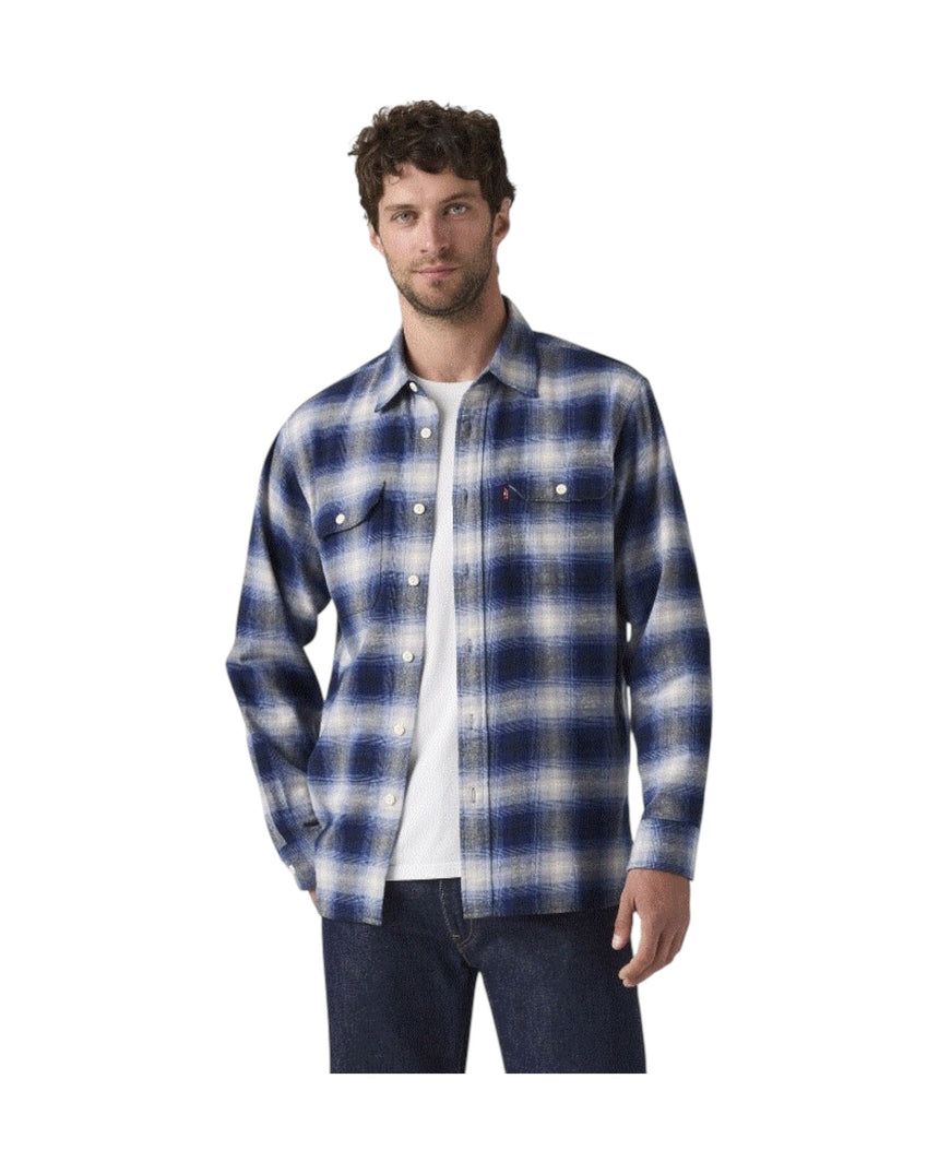 Levi's Classic Worker Jericho Shirt - Blue Depths - Spin Limit Boardshop
