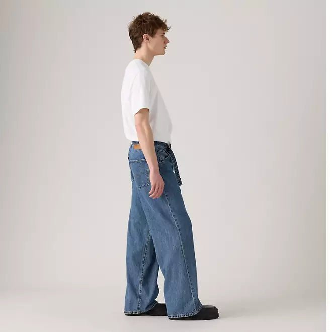 Levi's Twisted Baggy Wide Pant 0003 - Medium Blue - Spin Limit Boardshop