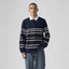 Levi's Union Rugby Theo Stripe - Navy - Spin Limit Boardshop