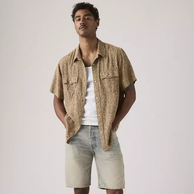 Levi's Western Relaxed Woven - Bran Floral Tiger - Spin Limit Boardshop