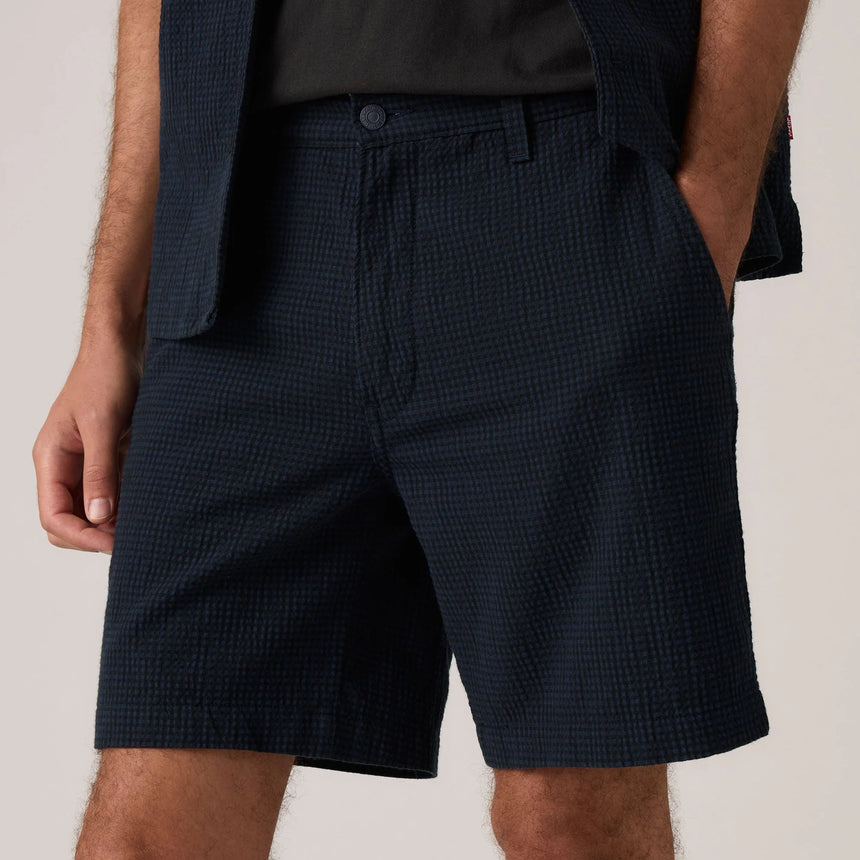 Levi's XX Chino Authentic Relax Short ll - Plaid Navy - Spin Limit Boardshop