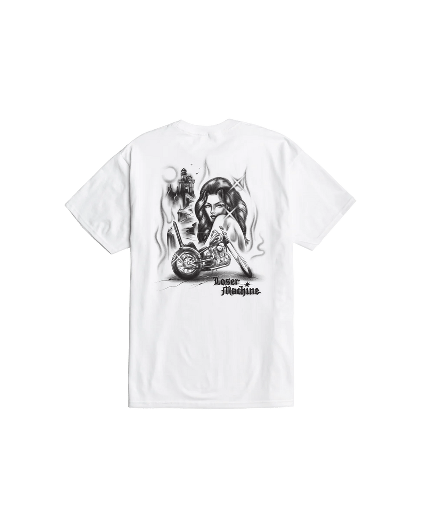 Loser Machine Beloved Tee - White - Spin Limit Boardshop